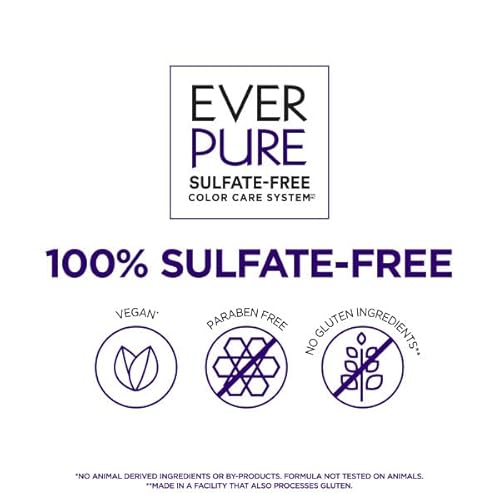 L'Oreal Paris Purple Shampoo Conditioner Brass Toning for Color Treated Hair (1 kit) + EverPure Sulfate Free 21-in-1 Color Caring Spray Multi Benefit Leave In Treatment, 6.8 fl oz