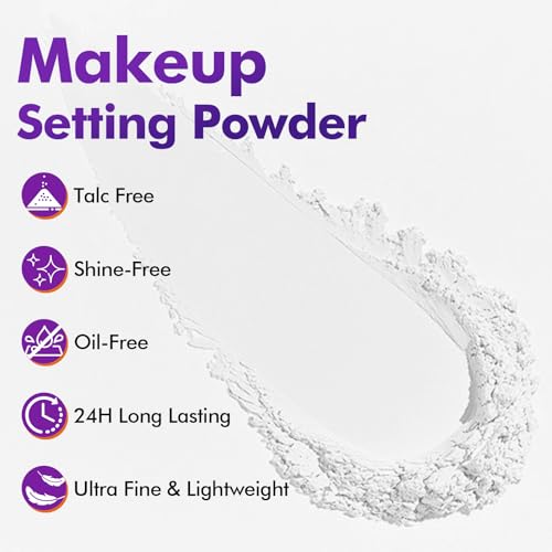 Translucent Loose Face Powder | Oil Control Setting Powder