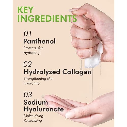 DERMAL Cucumber Collagen Essence Facial Mask Sheet 23g Pack of 100 - Soothing & Moisturizing, Redness & Sunburn Relief, Daily Skin Treatment Solution Sheet Mask