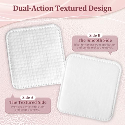 Large Cotton Pads 150 Count – Triple-Layer, Tear-Resistant Rounds