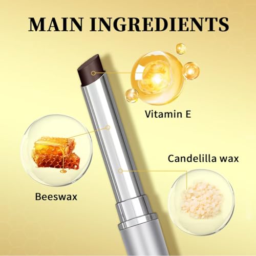 2PCS Honey Lipstick Balm,Deep Moisturizing Black Cherry Tint Lip Balm, Nourishing Honey Noir Lipgloss, Pink Lip Tint,Nourishing and Hydrating Lip Gloss for All Skin Tones (Black & Pink)