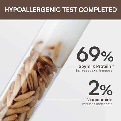 FLASKIN Milky Lotion | Soymilk Relief Protein Lotion | Skin Barrier Support, Hydration, Glow, Brightening | OAT and SOYBEAN EXTRACT, Niacinamide | Dry, Flaky Skin | Korean Skincare | 5.07 fl.oz.