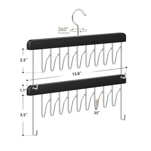 2-Pack Hair Extension Holder & Hanger - Stackable Wig Organizer