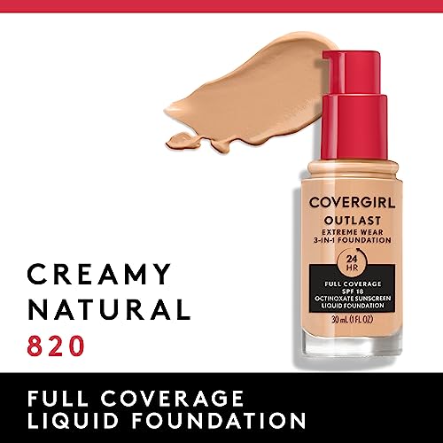 Covergirl Outlast Extreme Wear 3-in-1 Foundation SPF 18