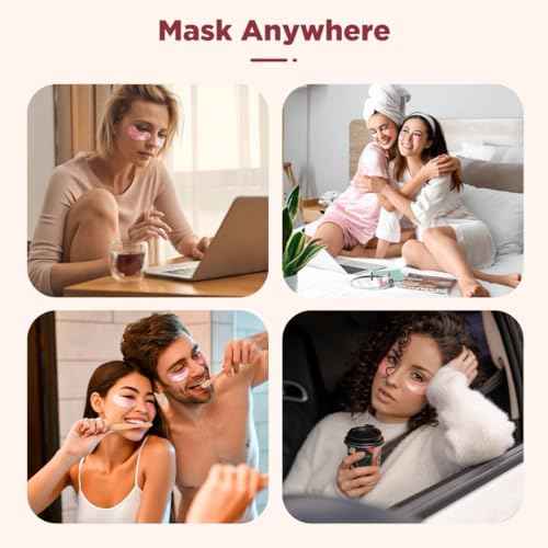 Under Eye Patches (20 Pairs), pink Hyaluronic Acid Eye Patches For Puffy Eyes, Dark Circles, Puffiness, Refresh,Revitalizing, Wrinkles, Anti Aging & Face Moisturizer For Women and Men