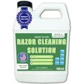 Electric Razor Cleaner - 1 YEAR SUPPLY - 32 oz Shaver Cleaning Solution - Easy Refill for Braun Clean and Renew Cartridges - Ready to Use Formula for Electric Shavers
