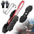 QIFEIOSHI Red Brake Caliper Compression Tool 360° Ratchet for Auto Repair