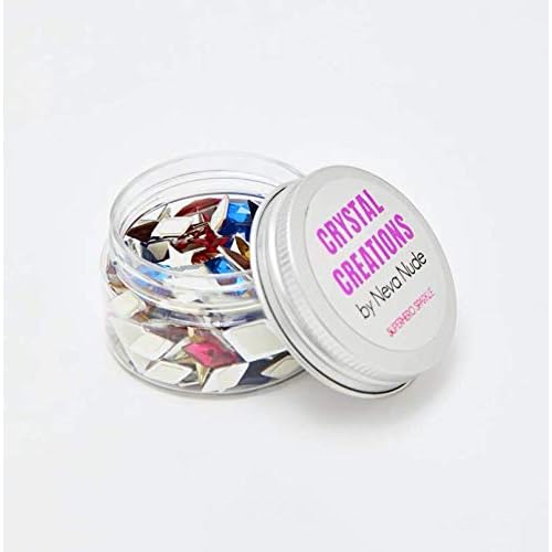 Neva Nude Crystal Creations Superhero Sparkle 150 Loose Assorted Crystals Ready to WEAR Face Jewels- Waterproof!