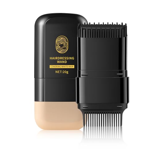 Javpav 2-in-1 Hair Color Stick - Waterproof Gray Coverage