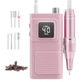 Professional Electric Nail Drill Kit - 40000RPM Adjustable E-File with LCD Display