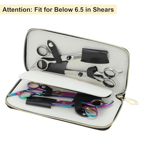 VOCOSTE Barber Scissors Pouch Bag - Holds 4 Scissors Under 6.5 in