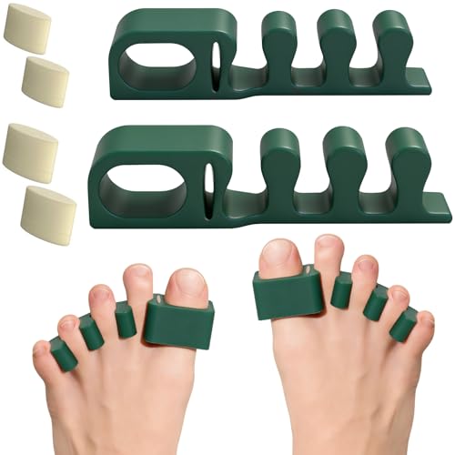 Adjustable Toe Separators Gel Spacers - Bunion & Foot Pain Relief for Men & Women
