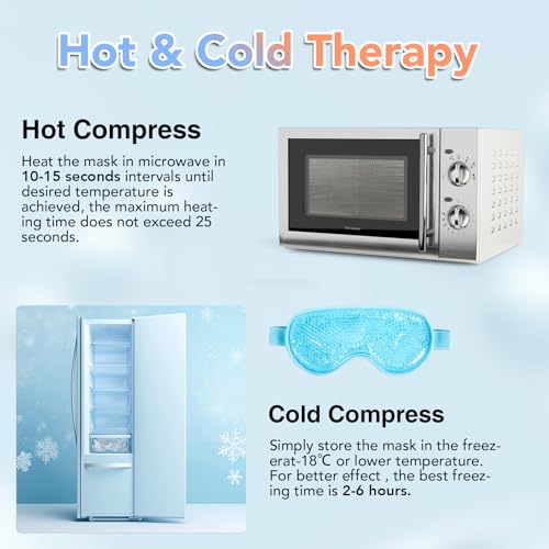 XPCARE Cooling Ice Face & Eye Mask for Puffy Eyes