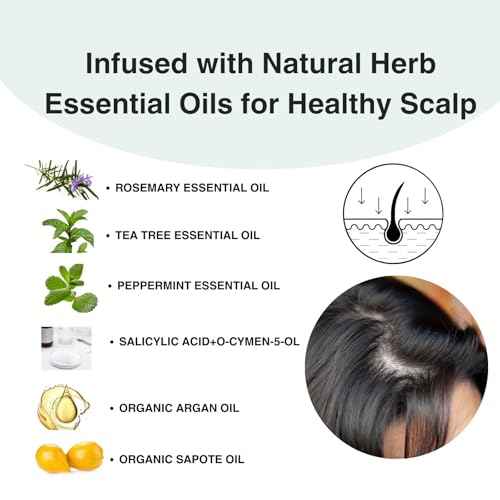 Moist Diane Flakes Shampoo for Oily Hair, Dry Itchy Scalp Shampoo for Women & Men with Keratin, Argan Oil, Tea Tree& Rosemary, Paraben Free Anti Itch SHAMPOO from Japan 15.2 Fl Oz FRESH & HYDRATE 3EA