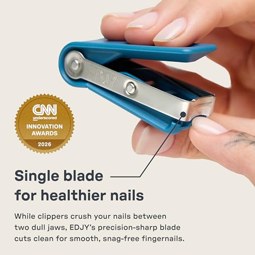 EDJY Fingernail Cutter - Precision Stainless Steel Nail Clipper