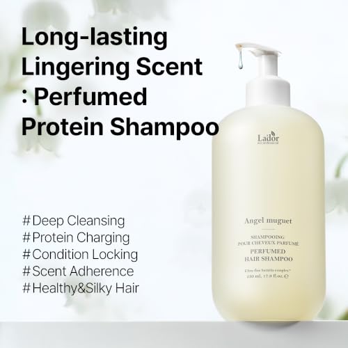 LA'DOR Perfumed Shampoo with Hydrolyzed Keratin for Damaged Hair - 530ml