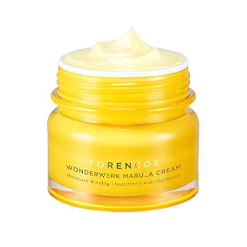 [FORENCOS] Wonderwerk Marula Cream 1.69 fl. oz. (50ml) - Containing Marula Oil & Hoeny & Proplis Extracts & Hyaluronic Acid, Deep Moisturizing and Nourishing Facial Cream