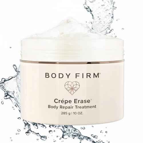 BODY FIRM Crepe Erase Body Repair Treatment, Anti-Aging Wrinkle Cream, Support Skins Natural Elastin & Collagen Production - 10oz