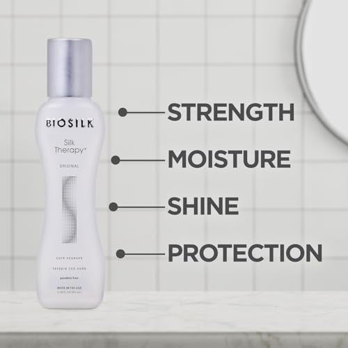 BioSilk Silk Therapy Original Leave-In Hair Treatment, 2.26 Oz