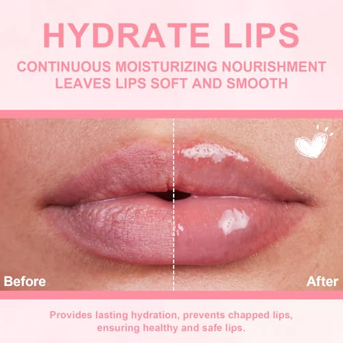 6-Color Lip Gloss Oil Set - Hydrating & Nourishing