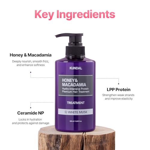 KUNDAL Honey & Macadamia Korean Hair Care Shampoo Conditioner Limited
