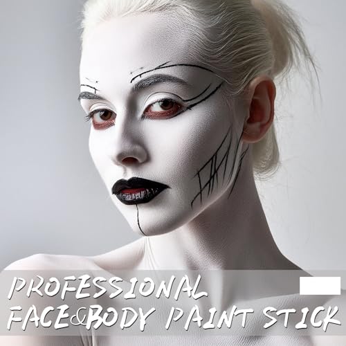 White Face Paint Stick - Waterproof Halloween Makeup