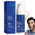 Mens Eye Bags Treatment Cream, Instant Eye Serum for Dark Circles, Wrinkle Smoothing Serum with Peptide & Collagen, Lightweight Moisturizer - 20ml