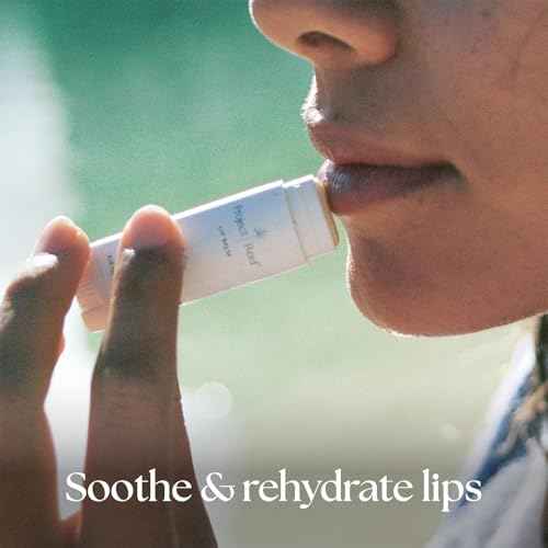 Project Reef Herbal Peppermint Lip Balm ? Vegan, Reef-Safe & Hydrating Lip Care with Organic Peppermint, Shea Butter & Vitamin E ? Natural Sunburn Relief & Daily Care, 0.15 oz, 2 Pack