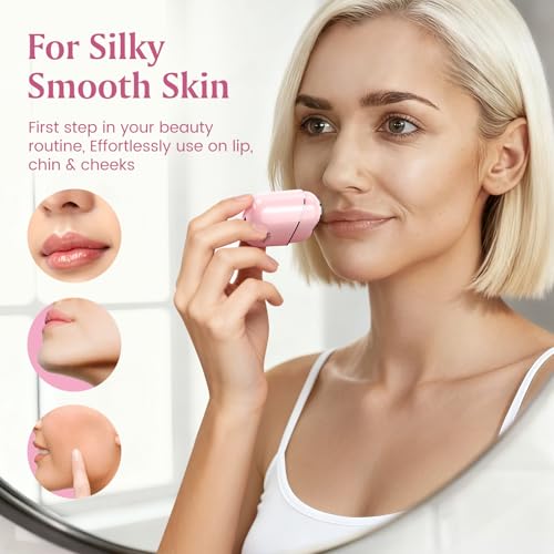 Painless Facial Hair Removal Shaver for Women - USB-C, Waterproof & Portable