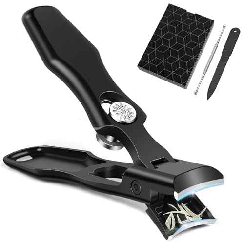 Nail Clippers for Men Toenail Clippers and Fingernail Clipper Toe Nail Clippers for Women Nail Clipper with Long Handle Wide Jaw