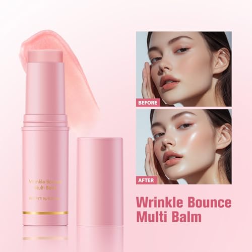 2Pcs Wrinkle Repair Moisturizing Multi Balm Stick, Anti-wrinkle Face Eye Body Hydrating Face Moisturizer, Balm Stick Skin Collagen Moisturizer for Dry Skin
