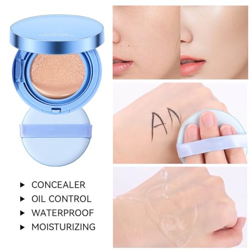 Cushion Foundation Compact – Natural Radiant Glow, Buildable Coverage