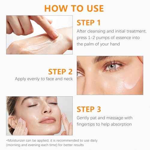 Super Vitamin C Serum for Women over 70 With Hyaluronic Acid, Reduce Wrinkle, Hydrates, Firms, Lifts, Anti Aging Serum for Dark Spots, Wrinkles, DullSkin, 1 fl.oz.