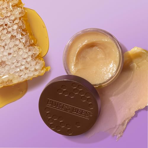 Burt¡¯s Bees Conditioning Lip Scrub and Overnight Intensive Lip Treatment, With Ceramides, Exfoliates and Hydrates Lips 8 Hours, Natural Origin, 2 Jars, 0.25 oz