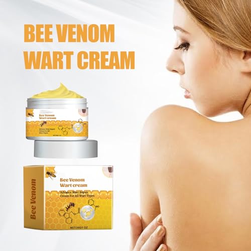 Bee Venom Cream- Clinically Tested Anti Aging Treatment with Natural Ingredients, Bee Venom Skin Treatment Cream, Sensitive Skin Care for Back, Neck, Hands, Knee