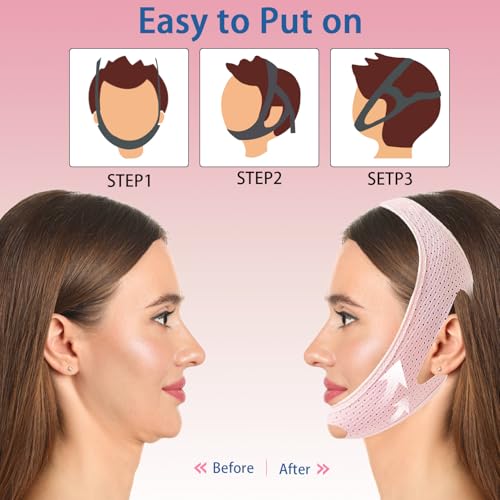 Anti-Snoring Chin Strap for Sleep & CPAP, Adjustable