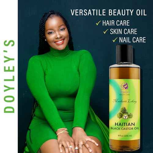Doyley's Haitian Black Castor Oil 8oz | Pure, Hexane FREE | Hair and Skin