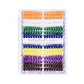 3D Colored Lash Clusters - 224 Pcs Fluffy Mink Extensions 9-16mm