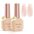 MelodySusie Builder Gel Nail Set - 2pcs Nude UV Gel