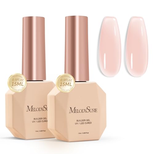 MelodySusie Builder Gel Nail Set - 2pcs Nude UV Gel