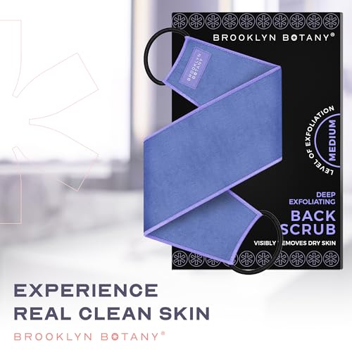 Brooklyn Botany Exfoliating Back Scrubber with Handles – 32.5"