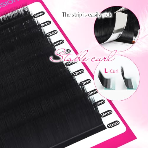 Easy Fan Lash Extensions - Auto Blooming Volume Lashes 0.05mm