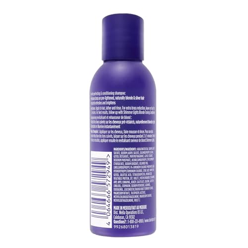 Clairol Professional Shimmer Lights Purple Shampoo for Blonde & Gray Hair