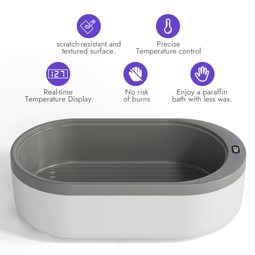 2L Paraffin Wax Machine for Hands - Digital Wax Bath Warmer with 4 Wax Packs