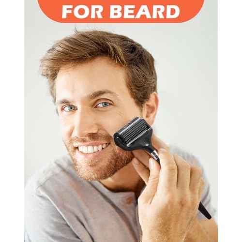 Titanium Derma Roller For Face Hair Beard£¬Beard Microneedle Roller For Men With Storage Case£¬Scalp Derma Roller For Women£¬Personal Use Microneedling Roller Microdermabrasion Beauty Instrument