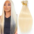 613 Blonde Straight Human Hair Bundles 18/20/22 - 3 Pack