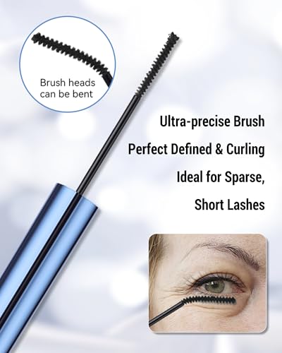 Lestpola Waterproof Mascara for Sensitive Eyes | Volume & Lengthening, 2 Pcs