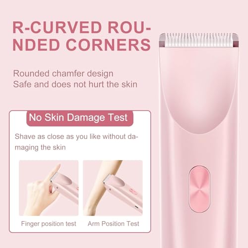 2-in-1 Bikini Shaver & Trimmer for Women - Waterproof & Cordless