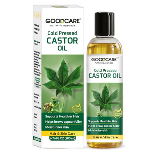Goodcare Pure Castor Oil 6.76 FL OZ - Cold Pressed Hair & Skin