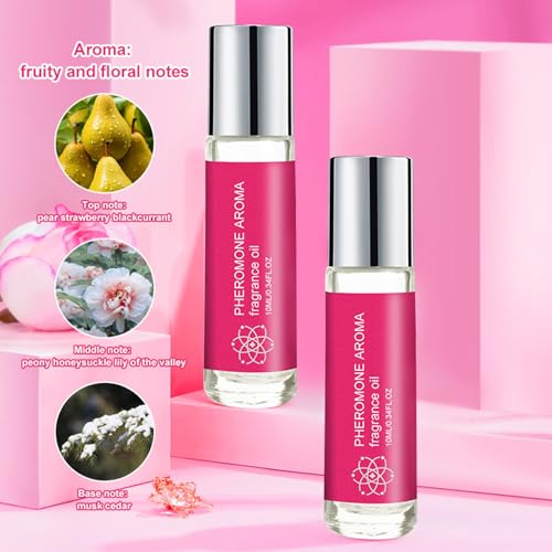 Women's Roll On Perfume with Pheromone - 2x10ml
